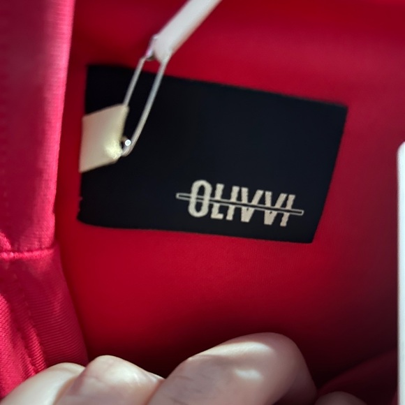 Olivvi pink mockneck Size XS NWT - Picture 3 of 4